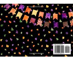 1st Birthday Guest Book: Confetti Pattern Happy Birthday Sign In Book and Gift Log for First Baby Anniversary, Space for Visitors to Write Wishes and Comments, Gender Neutral Halloween Colors