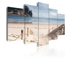 murando - Cuadro en Lienzo 100x50 - Impresion en calidad fotografica - Cuadro en lienzo tejido-no tejido - Playa Paisaje Naturaleza Mare c-B-0032-b-m