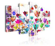 murando - Cuadro en Lienzo 200x100 - Impresión de 5 Piezas Material Tejido no Tejido Impresión Artística Imagen Gráfica Decoracion de Pared Abstracto 020101-171