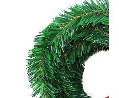 Busirde 5.5 Mide Pino del árbol de Navidad de la Guirnalda Festival Decorativo Que cuelga de la Guirnalda Ornamento Artificial del Partido Verde