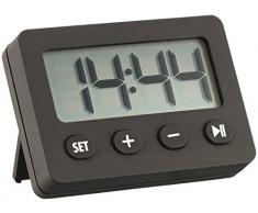 TFA Reloj Despertador Digital Negro