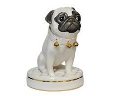 Goebel Special Dogs Carlino Chiceria, Uta Koloczek, Perro, Figura, Decoración, Porcelana, 25050014
