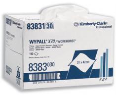 Wypall 8383 Wypall X70 - Caja de pañuelos, 31x42 cm, con 150 pañuelos, color blanco