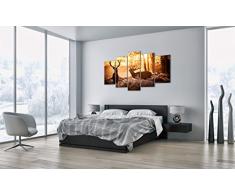 Cuadro sobre Lienzo - 5 Piezas - Impresión en Lienzo - Ancho: 160cm, Altura: 85cm - Foto número 3043 - Listo para Colgar EA160x85-3043