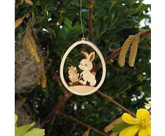 Árbol de Navidad Pascua Pascua de y adornos de Pascua - Decoración de madera para Pascua, Osterei Motiv 5