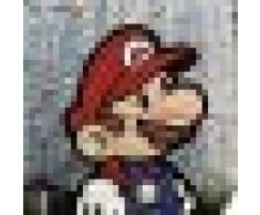 Panorama® Póster, Graffiti Banksy Decorativo Super Mario 30 x 21 cm | Impresa en Lienzo Cuadro Pared | Láminas para enmarcar o Regalar | Decoración de hogar.