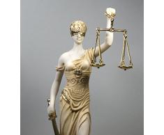Themis Griego Romano Ciegos Justicia Ley Diosa Estatua Escultura Pintada a Mano 13,8 ΄ ΄