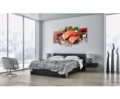 Cuadro sobre lienzo - 5 piezas - Impresión en lienzo - Ancho: 160cm, Altura: 85cm - Foto número 2822 - listo para colgar - en un marco - EA160x85-2822