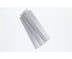 Westinghouse Lighting Industrial Ventilador de Techo, 62 W, Acabado en plata con aspas plateadas