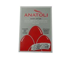 Anatoli - Pintura para huevos de Grecia (3 g, apta para alimentos, incluye guantes), color rojo