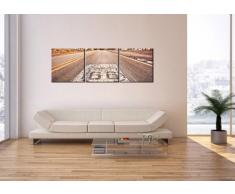 Cuadro sobre lienzo - 3 piezas - Impresión en lienzo - Ancho: 150cm, Altura: 50cm - Foto número 2712 - listo para colgar - en un marco - CA150x50-2712