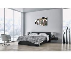 Cuadro sobre Lienzo - 5 Piezas - Impresión en Lienzo - Ancho: 100cm, Altura: 60cm - Foto número 3573 - Listo para Colgar - en un Marco - EG100x60-3573