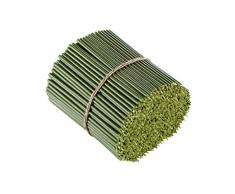Danilovo N100 - Velas de cera de abeja verdes, velas rituales, velas altas, iglesia de cera de abeja, altura: 16,5 cm
