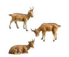 Grupo de cabra, 3 de Belén con figuras, a 14 - 17 cm de Figuras de belén
