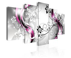 murando - Cuadro 200x100 cm - Flores - Abstracto - impresión de 5 piezas - material tejido no tejido - impresión artística - imagen gráfica - decoracion de pared - Arte 020110-151