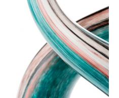 Leonardo Rotate 064115 - Escultura (48 cm), color blanco/turquesa