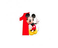 Disney - Vela 1 cumpleaños Mickey Disney Playful