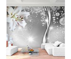 Papel Pintado Fotográfico Lirio de flores 396 x 280 cm Tipo Fleece no-trenzado Salón Dormitorio Despacho Pasillo Decoración murales decoración de paredes moderna - 100% FABRICADO EN ALEMANIA - 9077012c