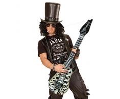 WIDMANN ? Guitarra hinchable con esqueleto, Unisex-Adulto, Negro, 105 cm, VD-WDM04753