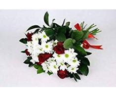 RAMO MIXTO DE ROSAS Y CRISANTEMOS. Añade tu dedicatoria personalizada durante la compra.