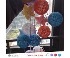 Cadena de Luces para Algodón Bola, Morbuy 4m USB Decorativas LED 20 Lámpara de Tira Bola Hada Noche Luz Para Bebe Casa Dormitorio Decoración Boda Fiesta De Cumpleaños Navidad Jardines Festivales