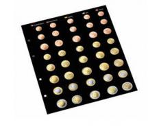 Leuchtturm 323726 Hojas separadoras recambio para álbum de Monedas de Euro OPTIMA