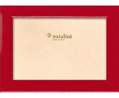 Natalini BIANTE Rosso 10X15 Marco de Fotos con Soporte para Mesa, Rojo, 10 X 15 X 1,5