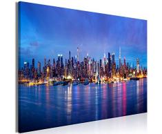 murando Cuadro Mega XXXL New York 165x110 cm Cuadro en Lienzo en Tamano XXL Estampado Grande Gigante Imagen para Montar por uno Mismo Decoración De Pared Impresión DIY NY City Ciudad d-B-0179-ak-a