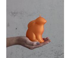 Vela Conejo Pascua grande naranja 120 mm Oster Vela Vela