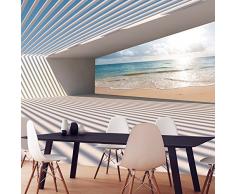 Fotomural 250x175 cm ! Papel tejido-no tejido. Fotomurales - Papel pintado -mar cielo arquitectura playa c-B-0096-a-a