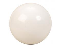 Moderna decoración bola decorativa Jardín Jardín bola de acero inoxidable en blanco Diámetro 25 cm