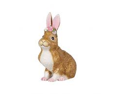 Villeroy & Boch Easter Bunnies-Figura Decorativa de Conejo de Pascua (Porcelana Dura, 14 x 9 x 19 cm), carbón, 14x9x19