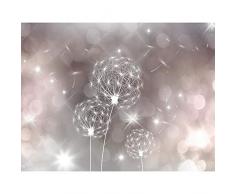 Papel Pintado Fotográfico Diente de león 352 x 250 cm Tipo Fleece no-trenzado Salón Dormitorio Despacho Pasillo Decoración murales decoración de paredes moderna - 100% FABRICADO EN ALEMANIA - 9174011a