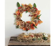 Dough.Q Corona de Navidad, Navidad, Navidad, Corona de Adviento, decoración de Navidad, Corona de Navidad, decoración de Mesa, decoración de Pared (35 cm)
