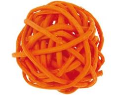 Artificielles-Bolas de mimbre, color naranja x 12 cm, diámetro: 3 cm.