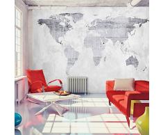 Fotomural 300x210 cm ! 3 tres colores a elegir - Papel tejido-no tejido. Fotomurales - Papel pintado 300x210 cm - mapa del mundo hormigón k-A-0015-a-b