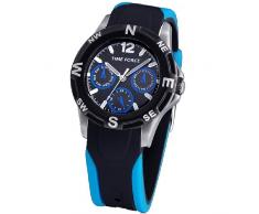 TIME FORCE Reloj De Pulsera Tf-3199B03 Cadete Acero Multifuncion 50M AZUL