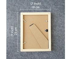 DIYthinker Las Frutas Frescas de la Cereza fotografía del Cuadro de Escritorio de Madera Marco de la Foto del Arte Pintura 6X8 Pulgadas