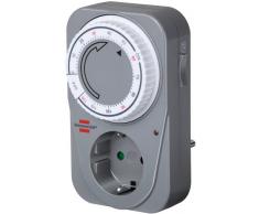 Brennenstuhl 1506590, Temporizador mecánico cuenta atrás MC 120, Gris