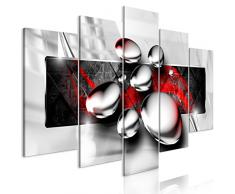 murando - Cuadro en Lienzo Efecto 3D 200x100 cm Impresión de 5 Piezas Material Tejido no Tejido Impresión Artística Imagen Gráfica Decoracion de Pared Abstracto a-A-0354-b-n