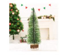 WUFANGFF Ventana Árbol De Navidad Navidad Cedro Blanco Agujas De Pino Pequeños Árboles Amazon Caliente Mini Ventana Árbol De Navidad Decoración Escritorio,E20Cm