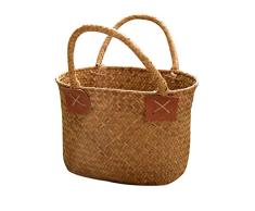 Cesta de Mimbre de Picnic con asas plegables dobles | Cesta de Pascua de mimbre | Almacenamiento de huevos y dulces hechos a mano Cesta de picnic de sauce | Organizador de almacenamiento de mantas