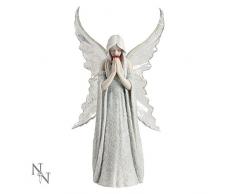 Nemesis Now B2798G6 Love Restains Anne Stokes - Figura Decorativa (26 cm), Color Blanco