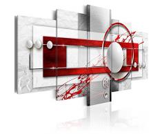 murando - Cuadro 200x100 cm - Abstracto - impresión de 5 Piezas - Material Tejido no Tejido - impresión artística - Imagen gráfica - Decoracion de Pared - Arte a-A-0140-b-n