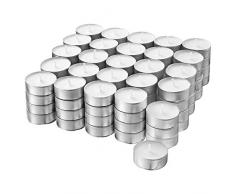 GLIMMA - Velas de té x100 Uds Blanco (Pack-White)