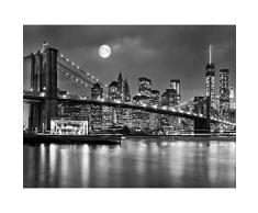 Papel Pintado Fotográfico New York Tipo Fleece no-trenzado Salón Dormitorio Despacho Pasillo Decoración murales decoración de paredes moderna - 100% FABRICADO EN ALEMANIA - 9101010b