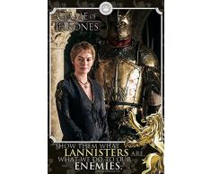 Pyramid International Cersei – Póster de Juego de Tronos de Enemies, Plástico/Vidrio, 61 x 91,5 x 1,3 cm