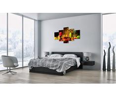 Cuadro sobre lienzo - 5 piezas - Impresión en lienzo - Ancho: 125cm, Altura: 70cm - Foto número 0462 - listo para colgar - en un marco - EA125x70-0462