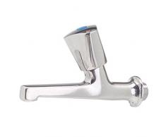 Wolfpack 4040570 Grifo Fregadero 12 cm- 1/2" Cromo Volante Metal