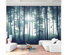 Papel Pintado Fotográfico Bosque 396 x 280 cm Tipo Fleece no-trenzado Salón Dormitorio Despacho Pasillo Decoración murales decoración de paredes moderna - 100% FABRICADO EN ALEMANIA - 9326012a